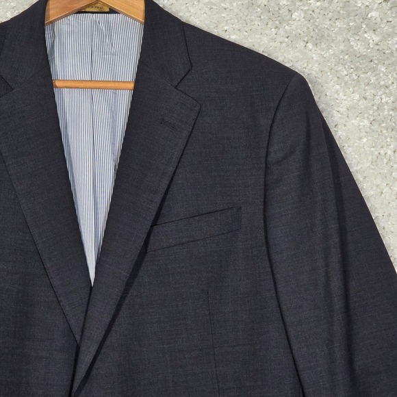 Brooks Brothers Sport Coat Mens 44L Gray Explorer Fitzgerald Fit Business Casual - Picture 3 of 15